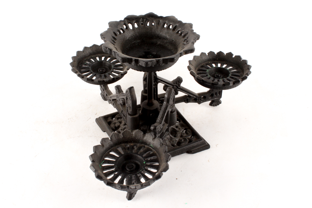 Antique Cast Iron Candelabra