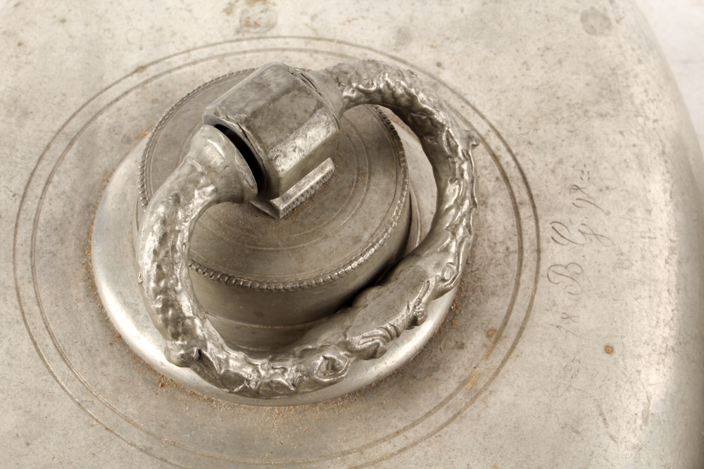 Vintage Pewter Bed and Carriage Foot Warmers