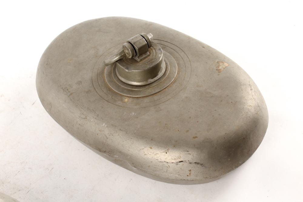 Vintage Pewter Bed and Carriage Foot Warmers