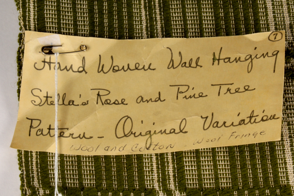 Handwoven Vintage Textile Wall Hanging