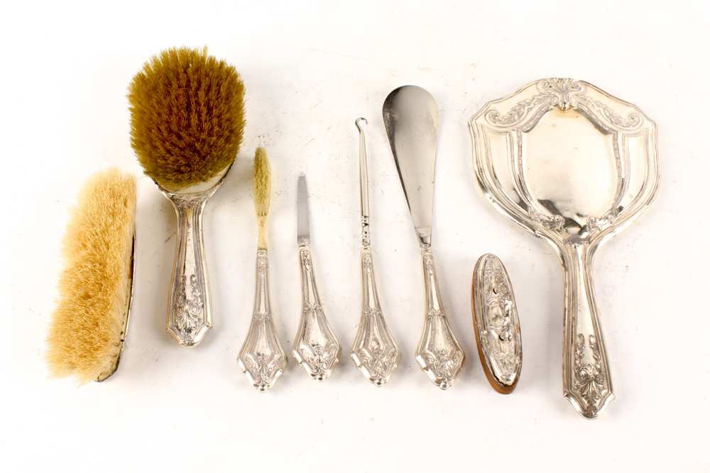 Webster Co. and Nussbaum & Hunold Sterling Silver Vanity Collection