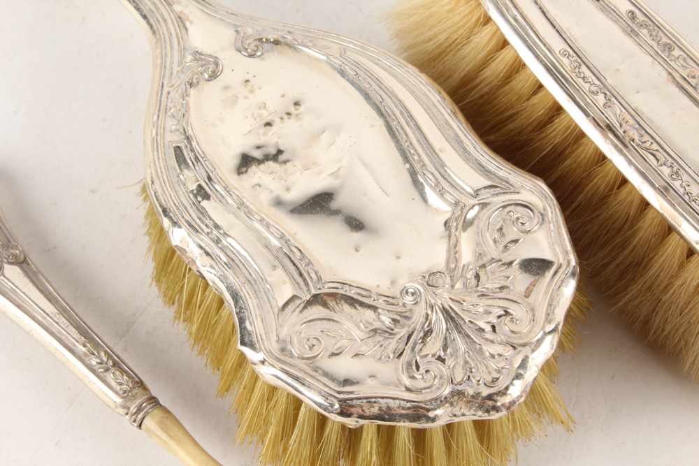 Webster Co. and Nussbaum & Hunold Sterling Silver Vanity Collection