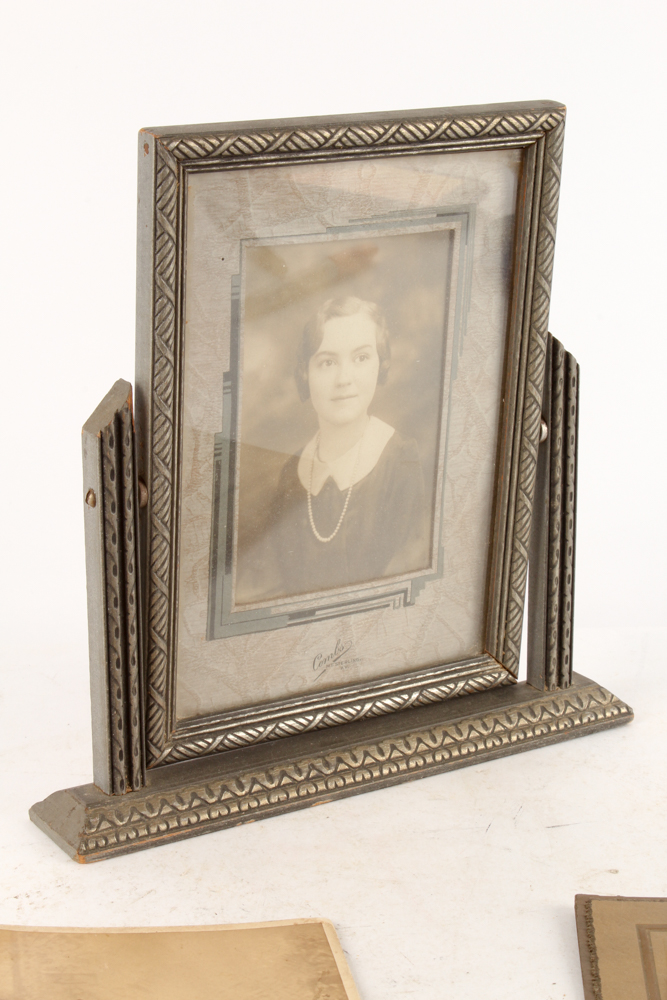 Vintage and Antique Photographs and Dresser Decor