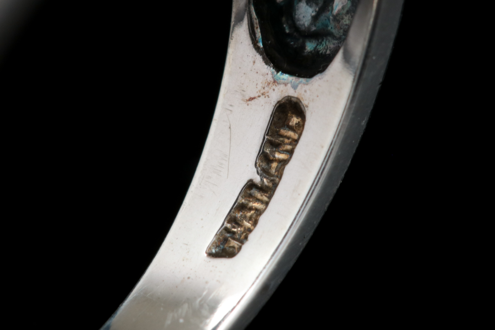 Sterling Silver and Diamond Ring