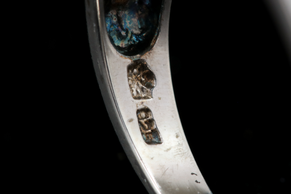 Sterling Silver and Diamond Ring