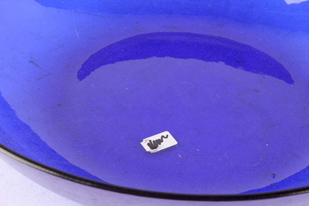 Cobalt and Green Glass Tableware and Stoneware