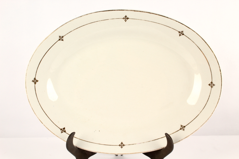 Tableware including Antique "Lake" Ashworth Ironstone