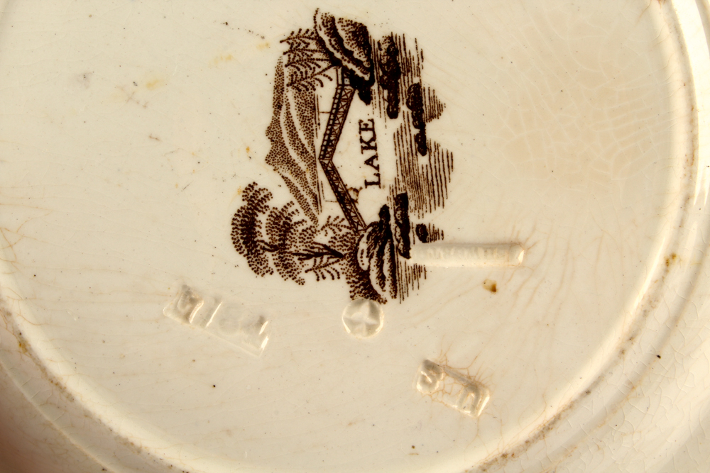 Tableware including Antique "Lake" Ashworth Ironstone