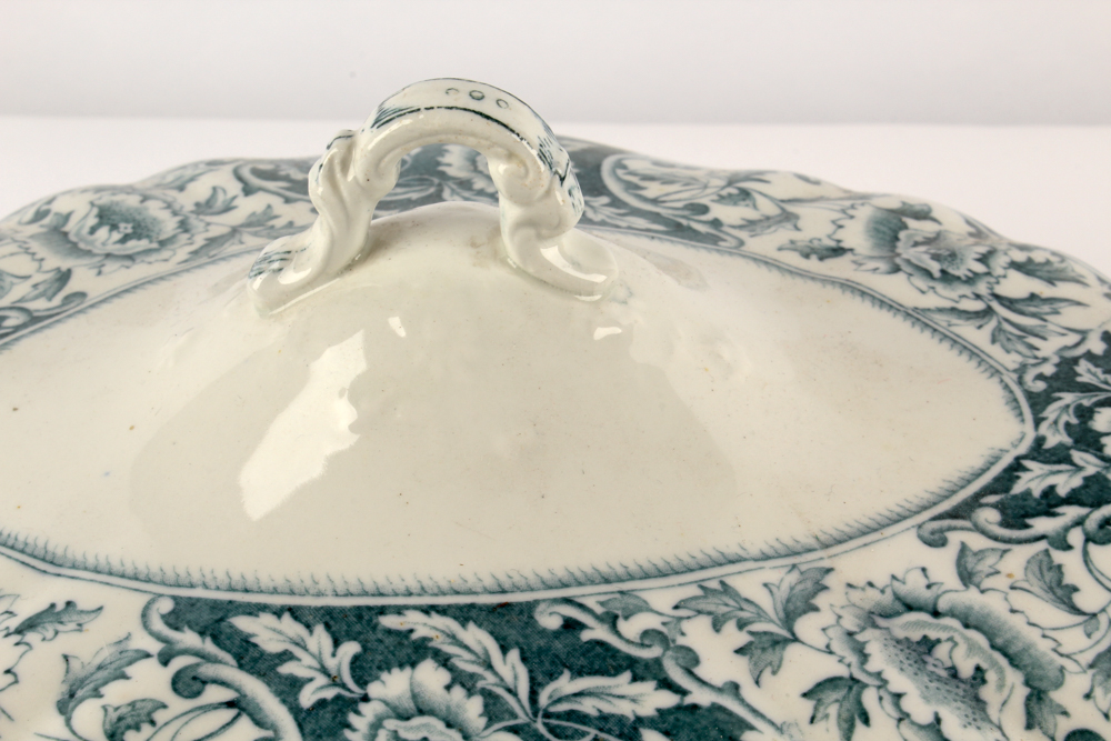 Tableware including Antique "Lake" Ashworth Ironstone