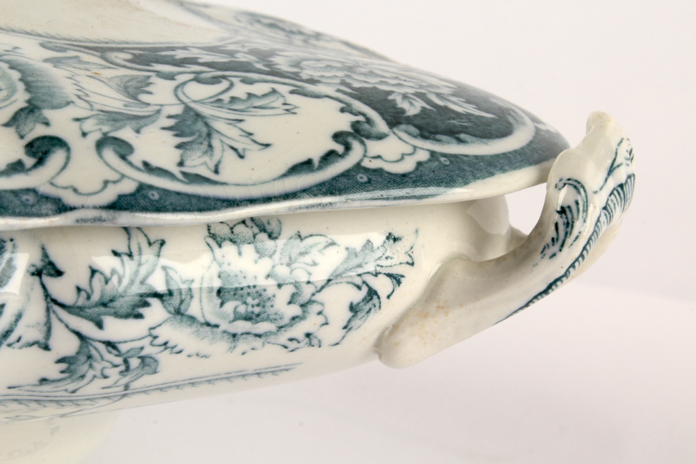 Tableware including Antique "Lake" Ashworth Ironstone