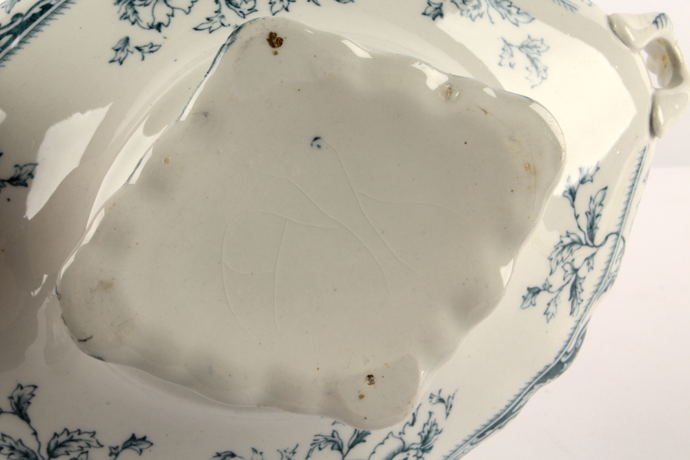 Tableware including Antique "Lake" Ashworth Ironstone