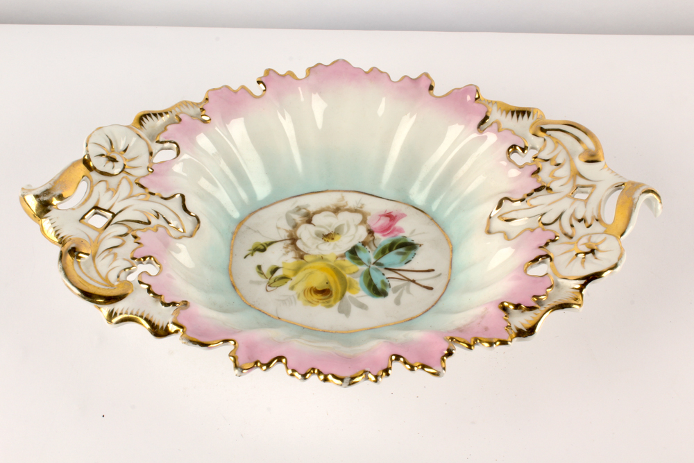 Tableware including Antique "Lake" Ashworth Ironstone