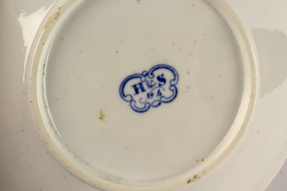 Tableware including Antique "Lake" Ashworth Ironstone
