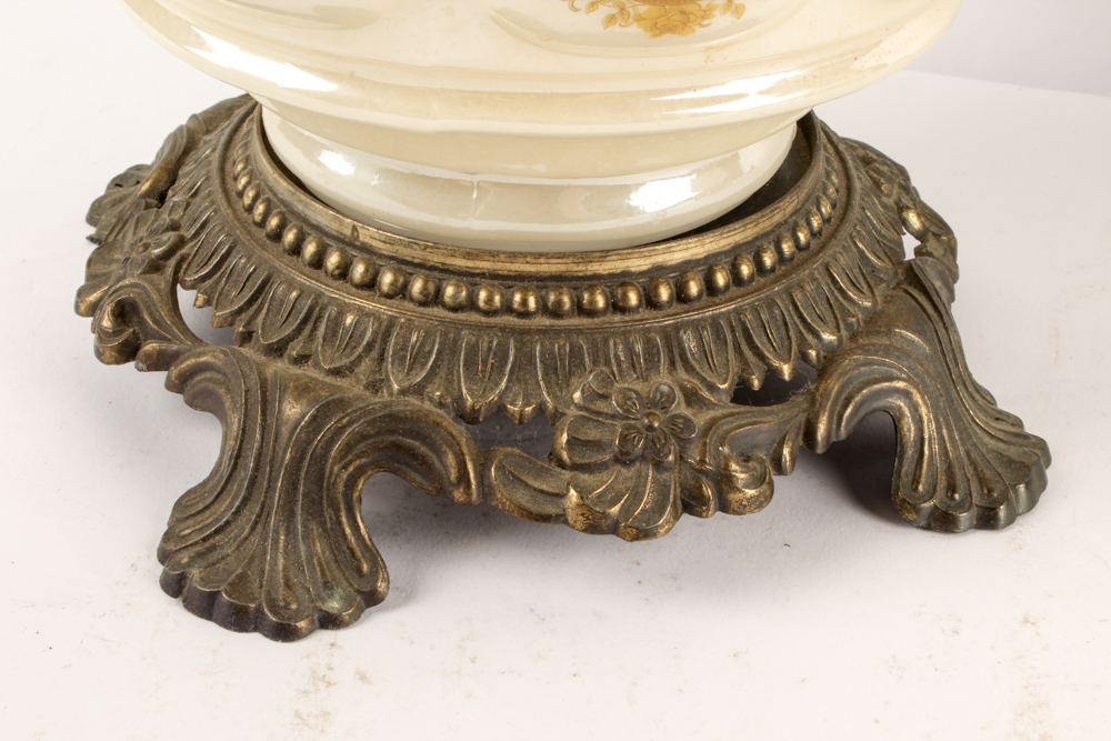 Decorative Dresser Lamps with Glass Shades