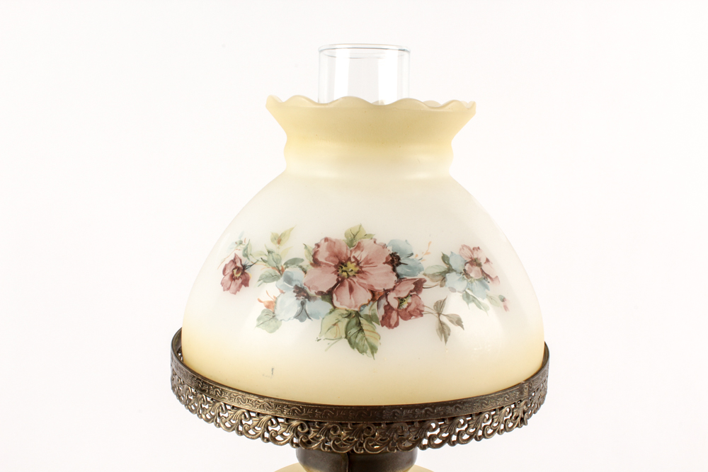 Decorative Dresser Lamps with Glass Shades