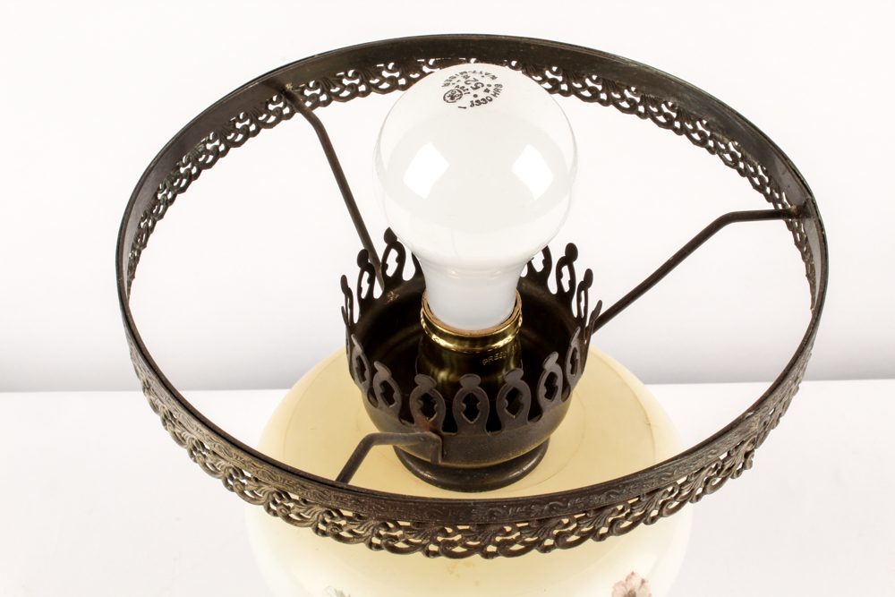 Decorative Dresser Lamps with Glass Shades