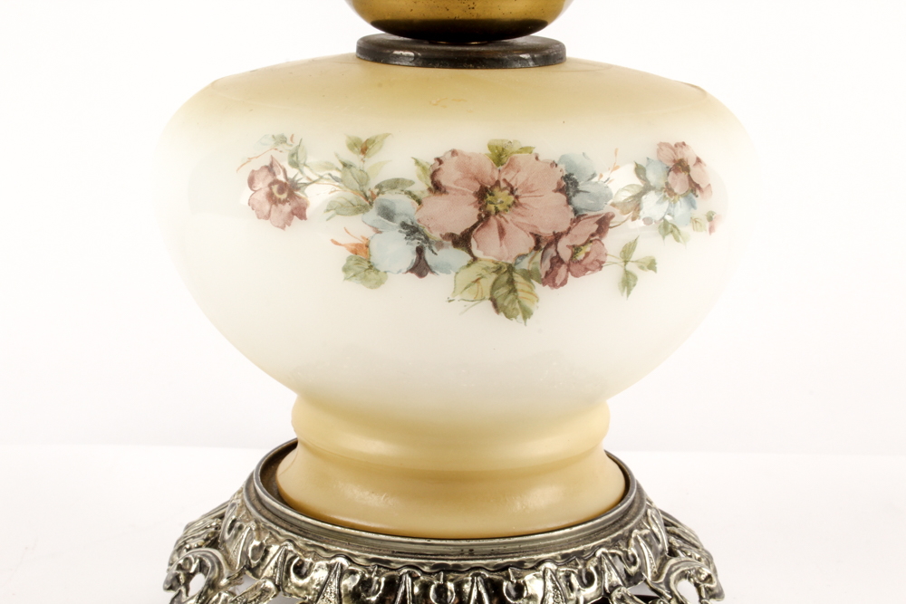 Decorative Dresser Lamps with Glass Shades