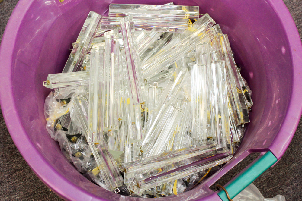 Glass Chandelier Prisms