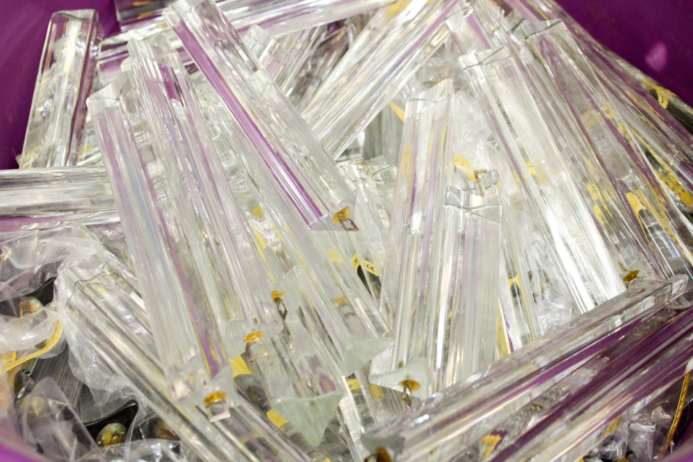 Glass Chandelier Prisms