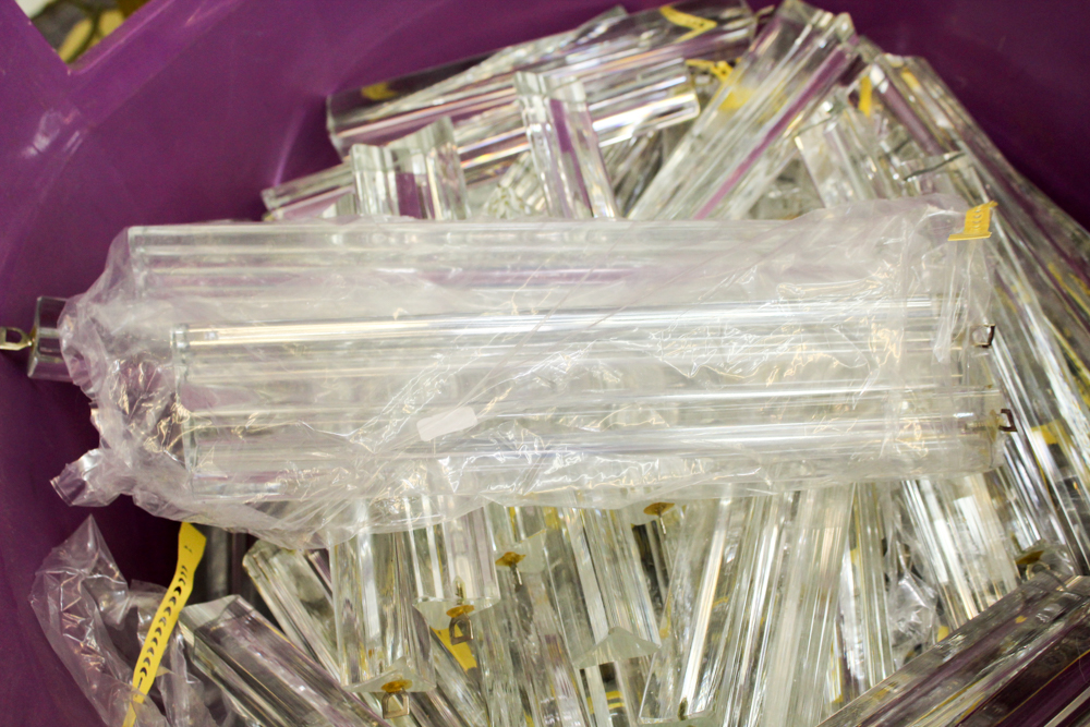Glass Chandelier Prisms