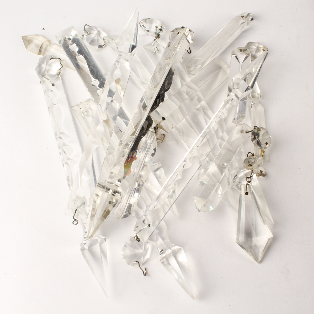 Glass Chandelier Prisms