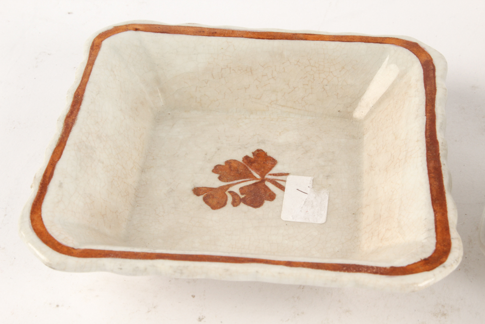 Victorian Wedgwood & Co. and Alfred Meakin "Tea Leaf" Ironstone Dinnerware