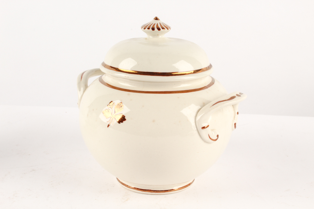 Victorian Wedgwood & Co. and Alfred Meakin "Tea Leaf" Ironstone Dinnerware