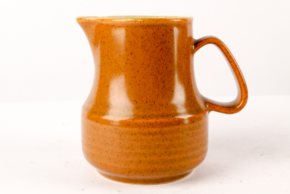 Lidded Vintage Stoneware Pots and Jug