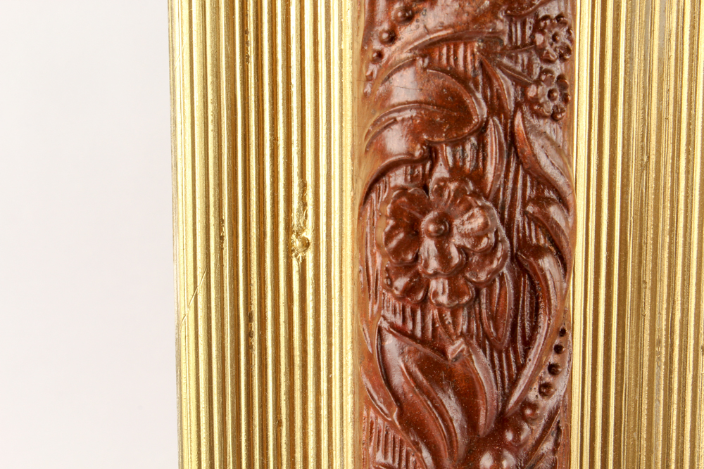 Antique Wood and Gilt Picture Frame