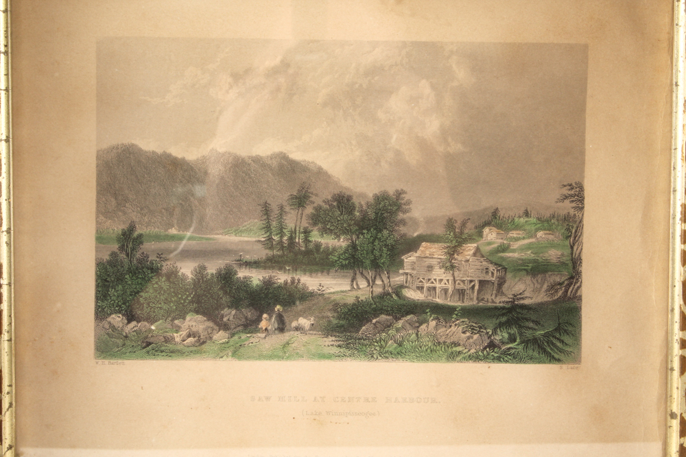 Hand-Colored Engravings After W. H. Barlett of Coastal Scenes