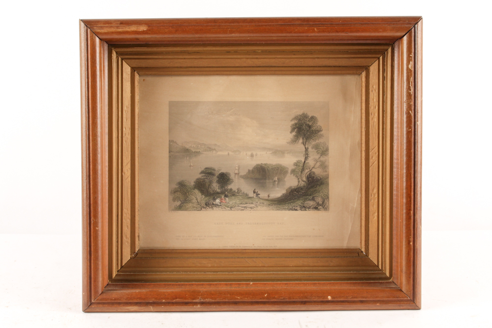 Hand-Colored Engravings After W. H. Barlett of Coastal Scenes