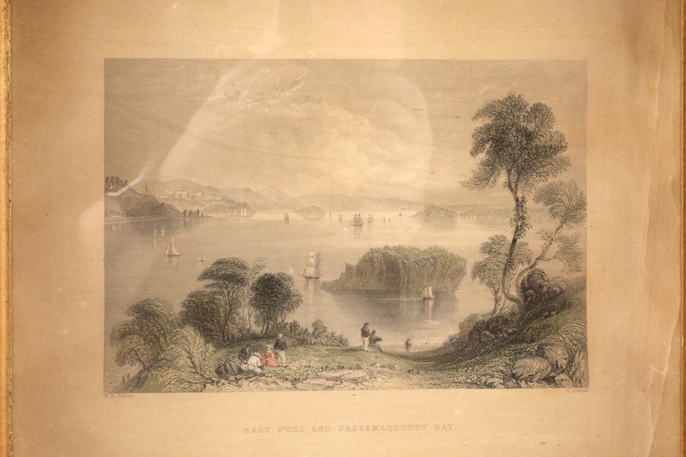 Hand-Colored Engravings After W. H. Barlett of Coastal Scenes