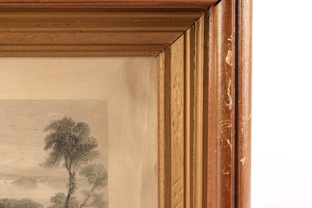 Hand-Colored Engravings After W. H. Barlett of Coastal Scenes