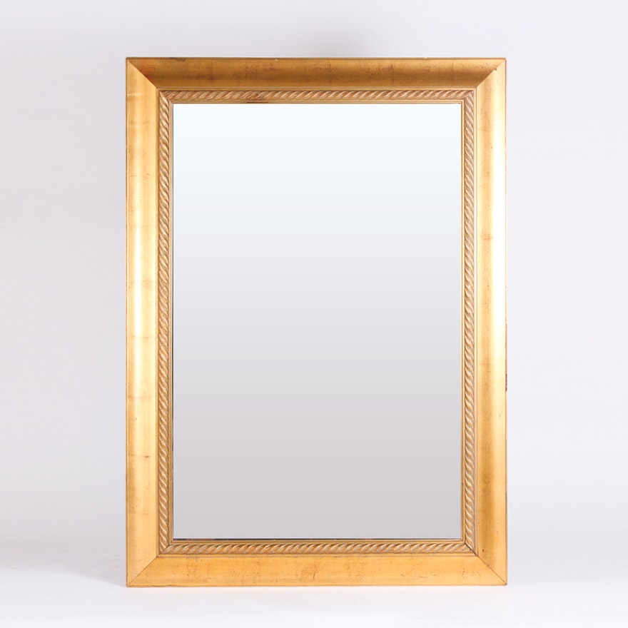 Large Gold Gilt Framed Wall Mirror