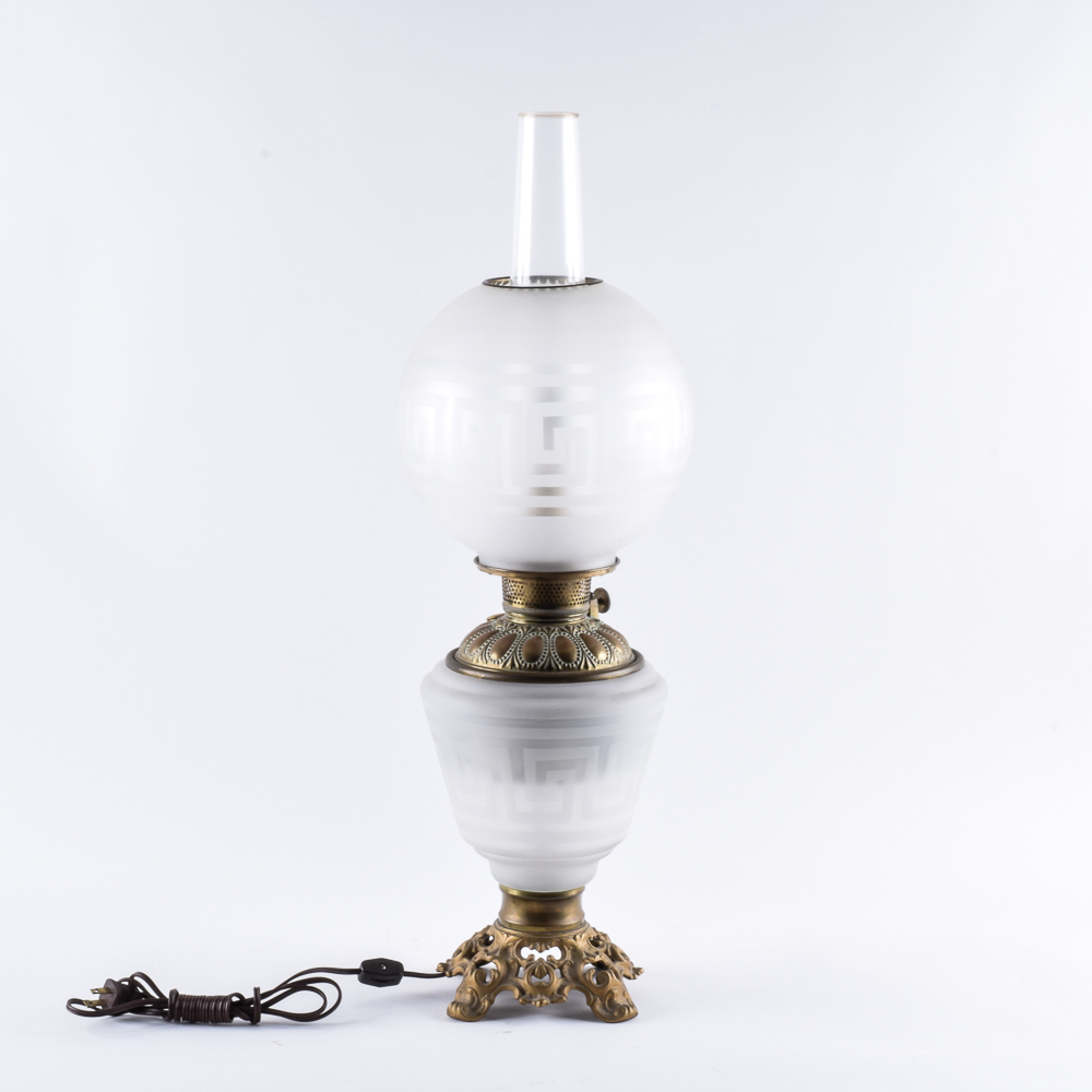 Vintage Electric Parlor Lamp