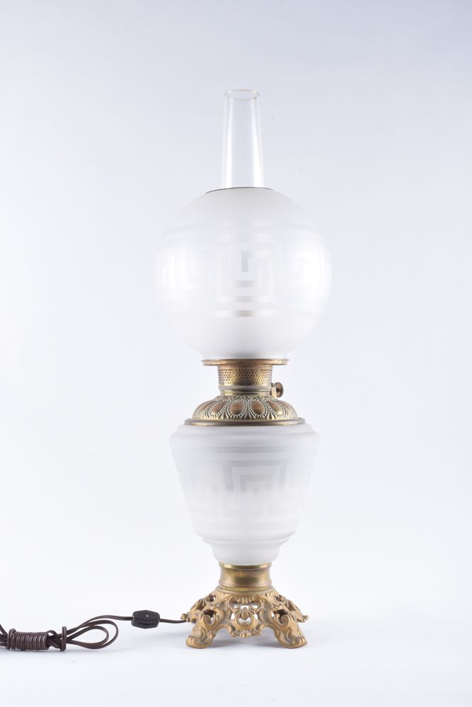 Vintage Electric Parlor Lamp