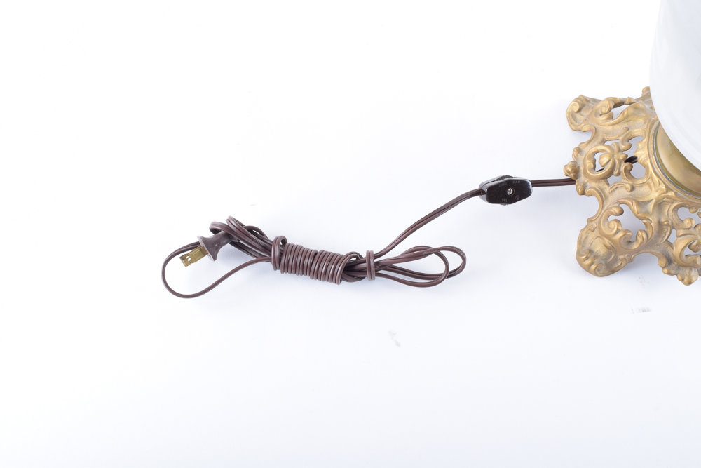 Vintage Electric Parlor Lamp