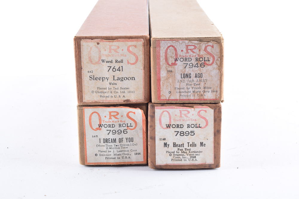 Player Piano Rolls of Foxtrots and Waltzes