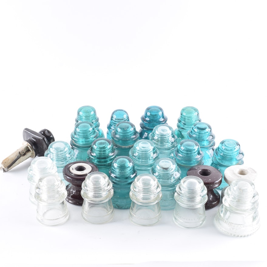 Ceramic and Colored Glass Insulators