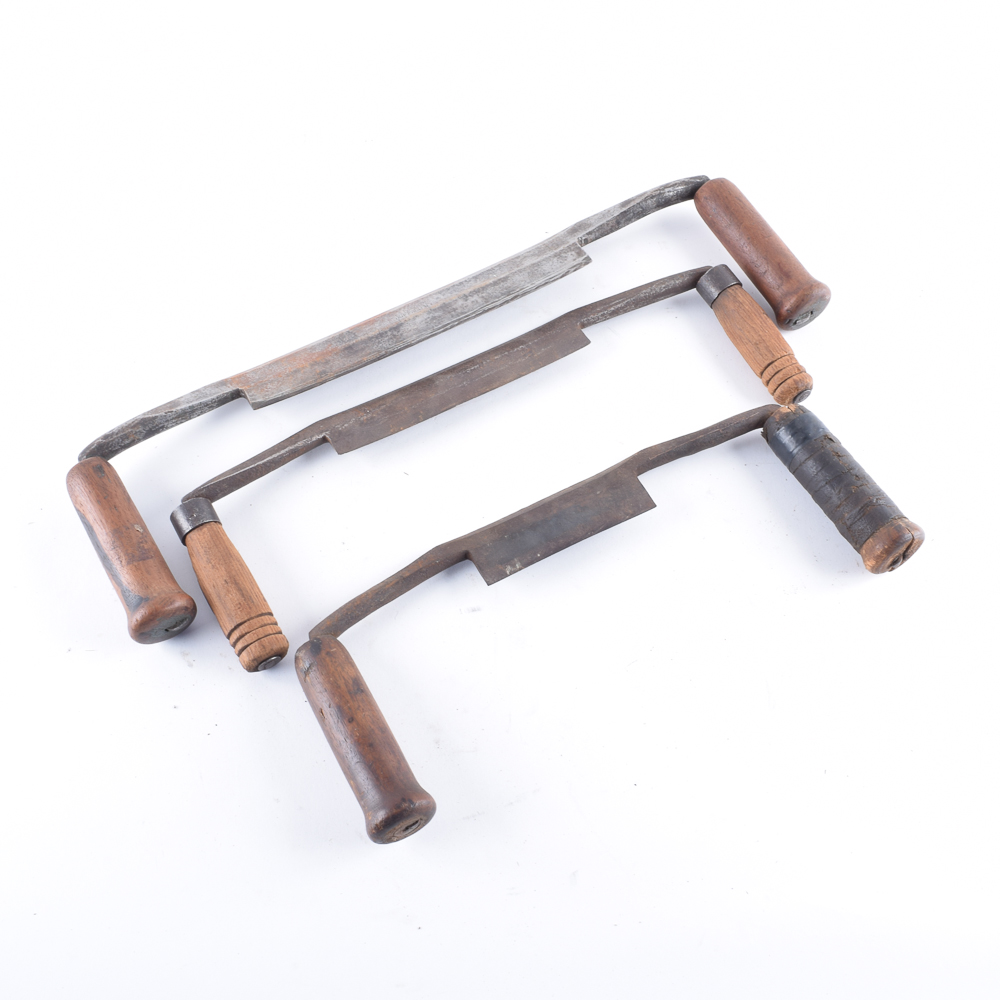 Antique Draw Shaves Including L. & I. J. White Co.