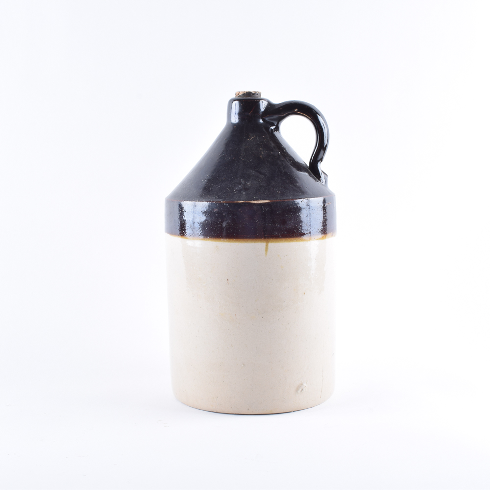 Stoneware Whiskey Jug