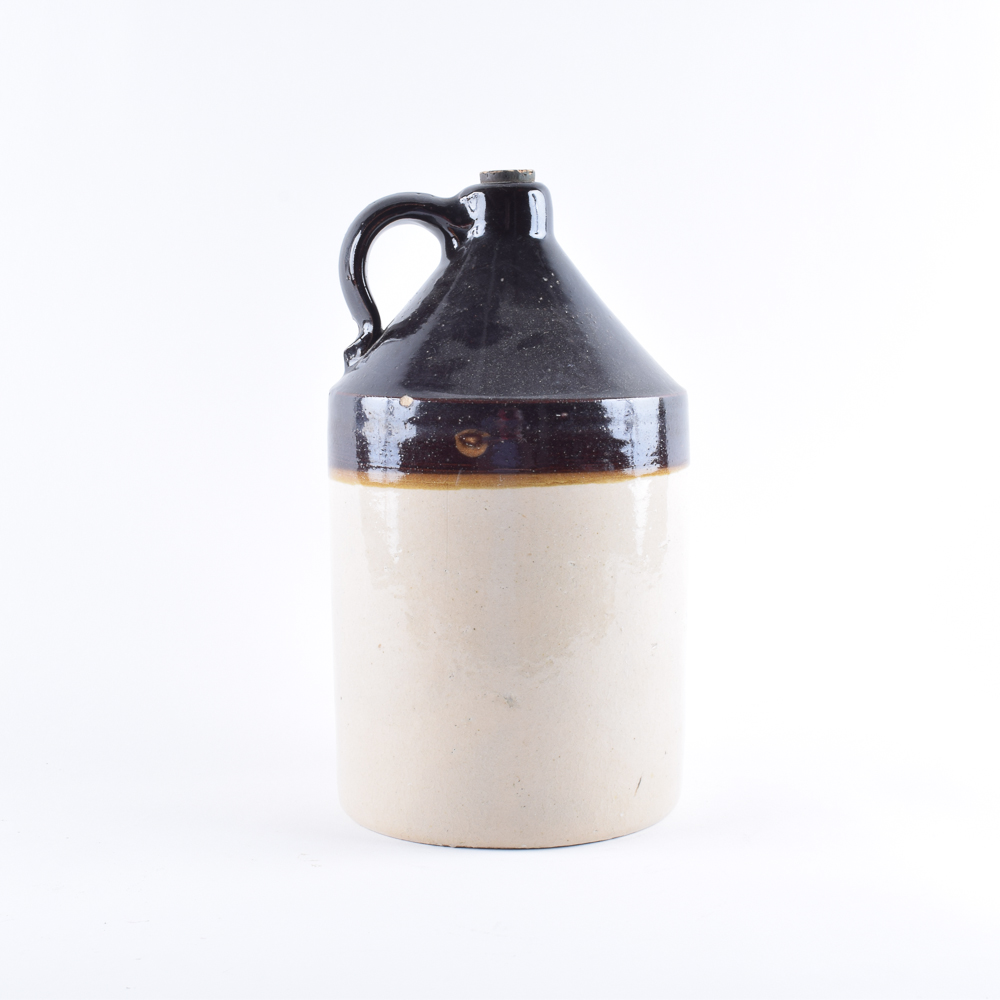 Stoneware Whiskey Jug