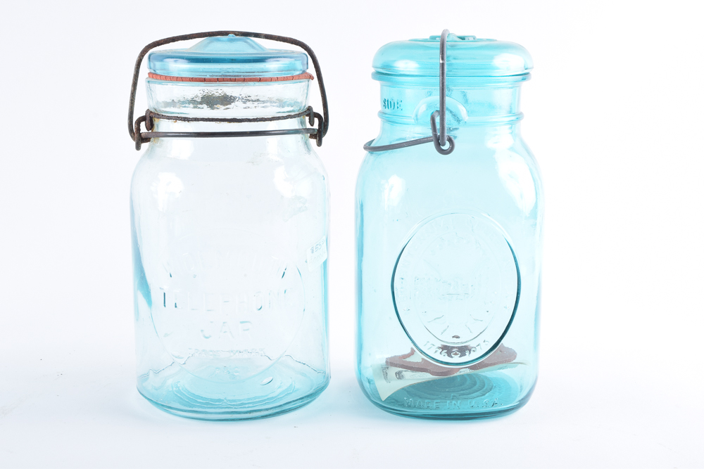 Vintage Mason Jars and Matchbooks