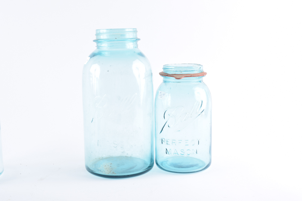 Vintage Mason Jars and Matchbooks