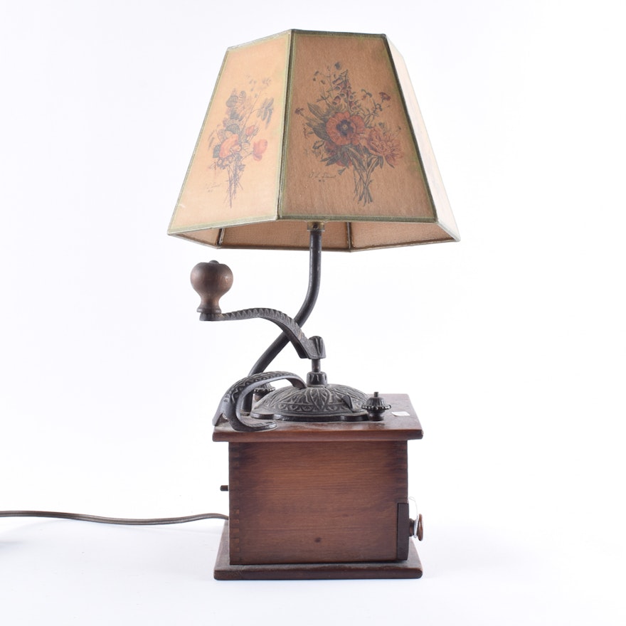Coffee Grinder Accent Lamp