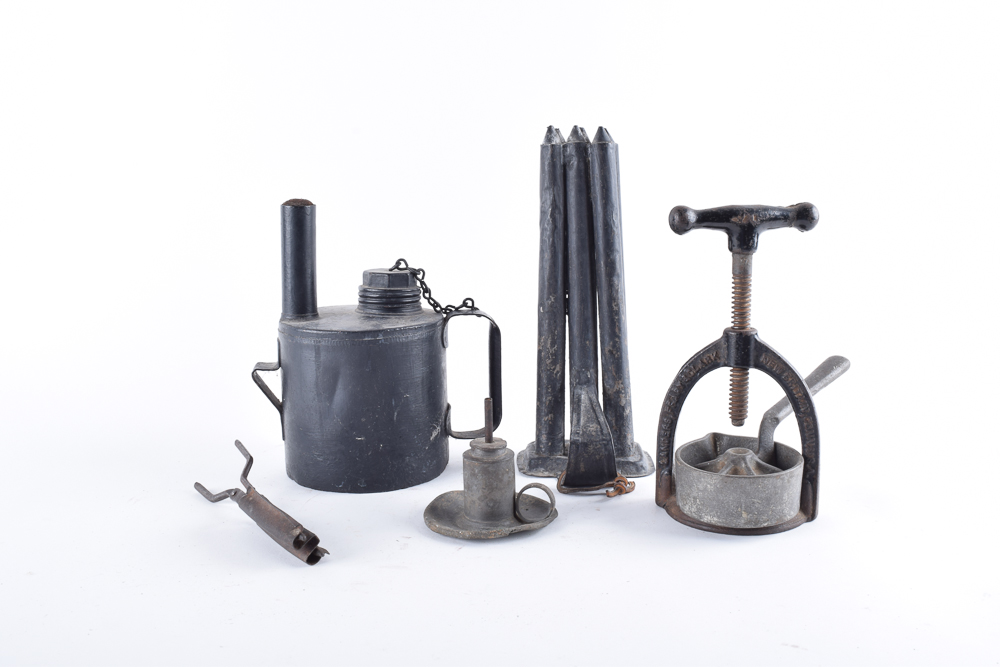 Antique Metal Household and Kitchen Tools