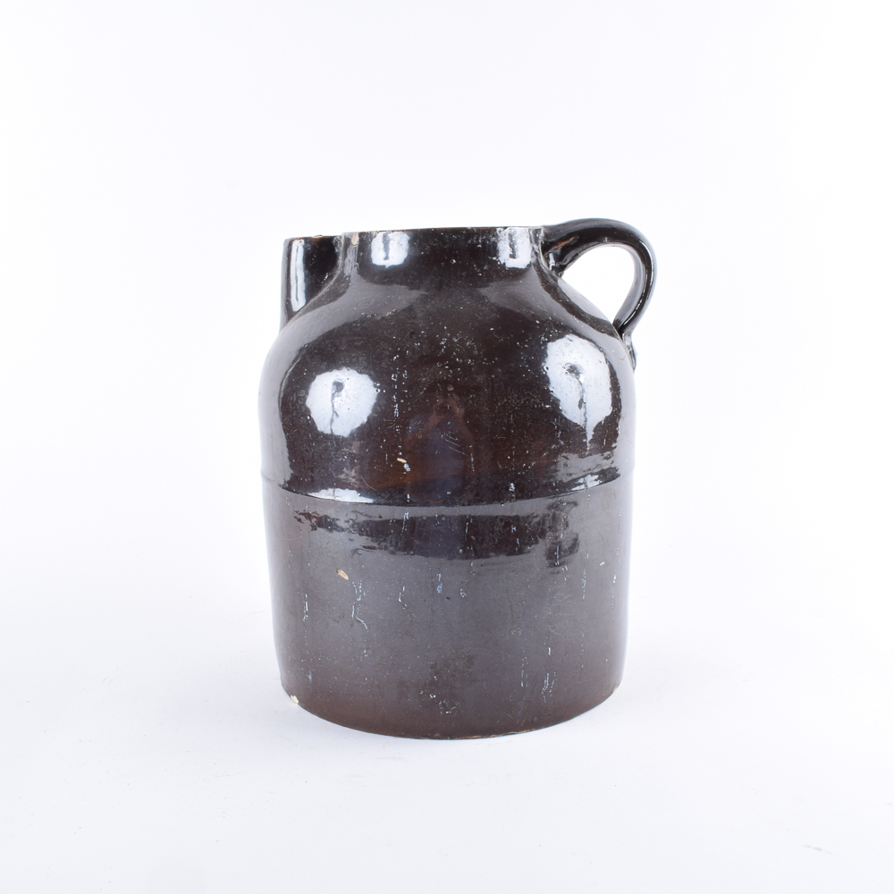 Antique Stoneware Whiskey Jug