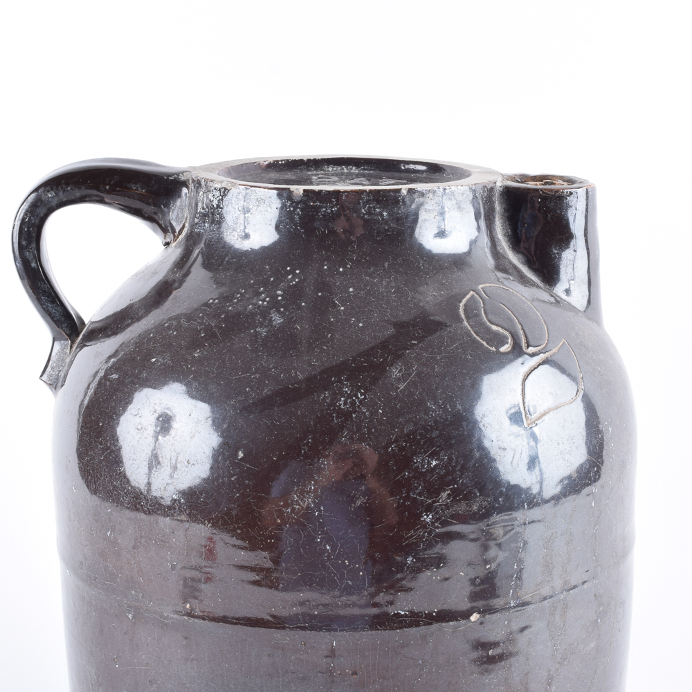 Antique Stoneware Whiskey Jug