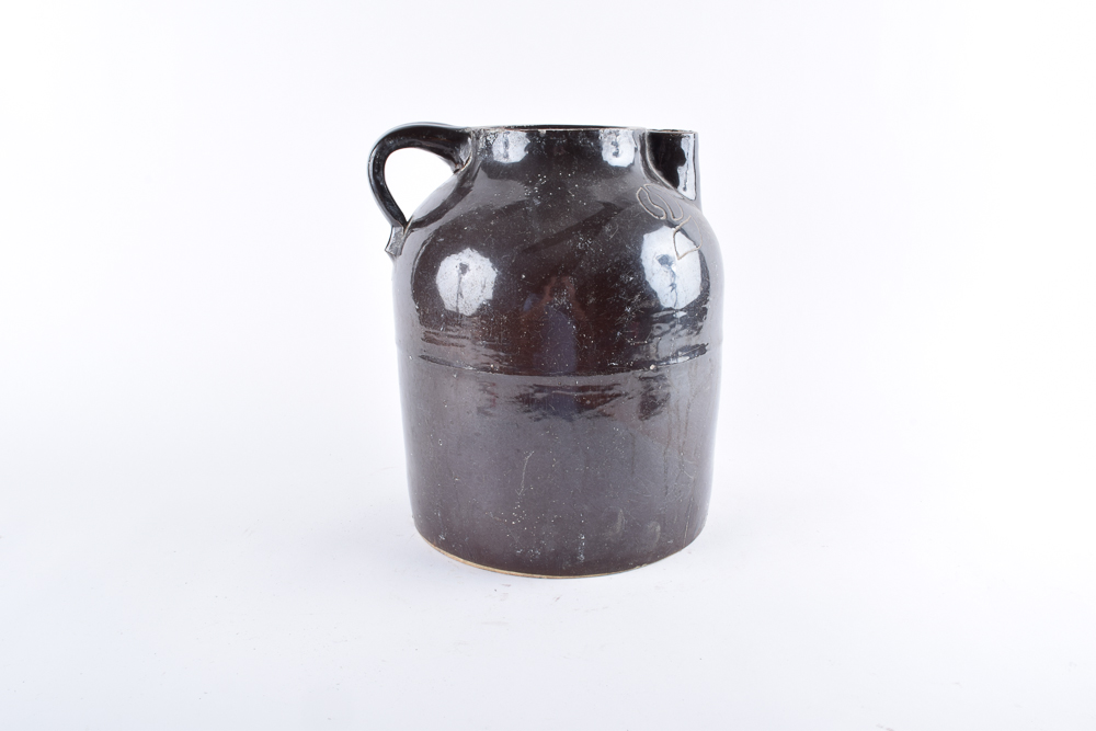 Antique Stoneware Whiskey Jug