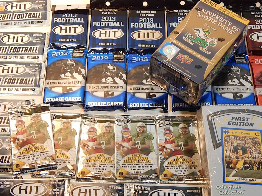 Football Unopened Wax Pack Collection